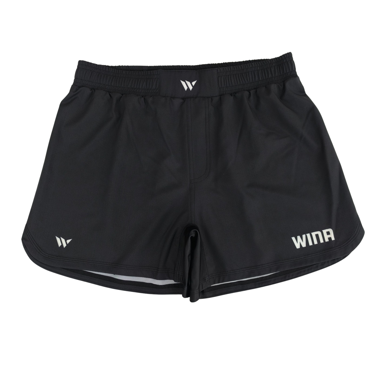 Wina Curved Shorts - Black